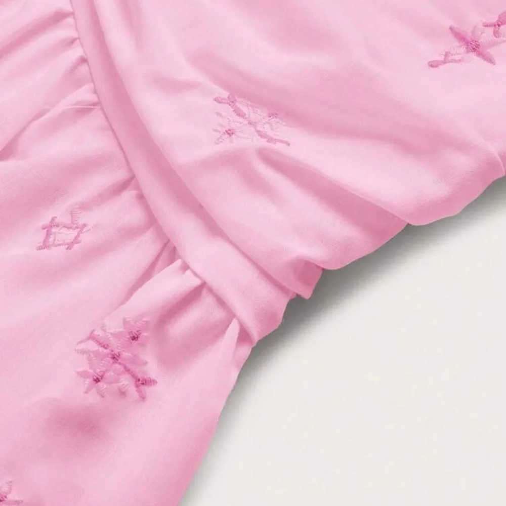 Amazon pink peplum top never worn - Picture 2 of 3